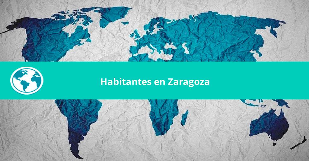Habitantes en Zaragoza